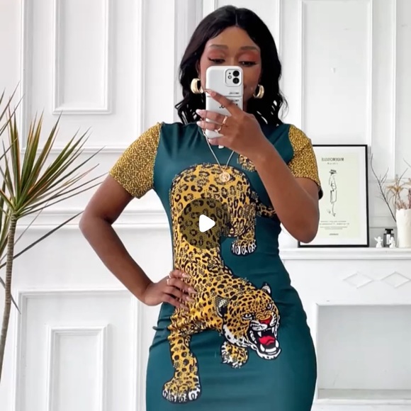 X-Large tiger dress #1421 - Picture 4 of 9